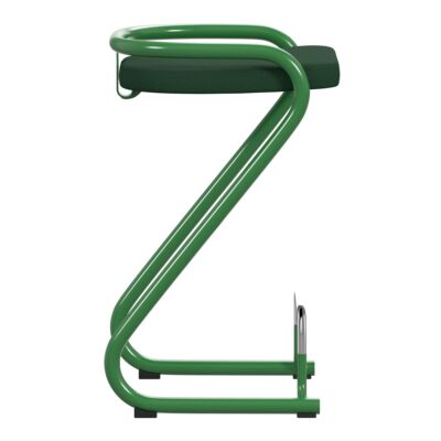 Lammhults_s70-3_barstool_green_green_side.png